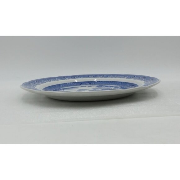 SPODE Blue Room Collection Plate WILLOW Underglaze Print 10.5 Inches Porcelain - Picture 7 of 10